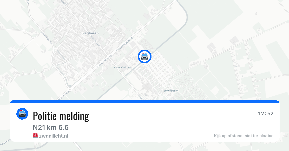 Politie melding — 7 jul 2026