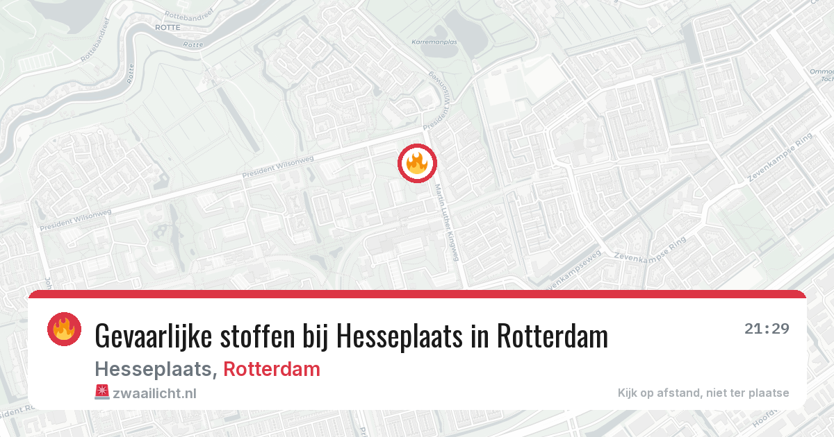 Gevaarlijke stoffen bij Hesseplaats in Rotterdam — 29 jan 2026