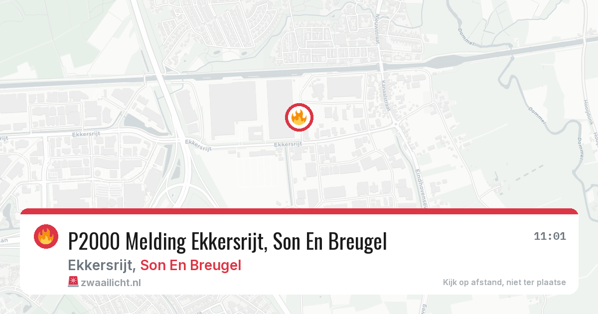 P2000 Melding Ekkersrijt, Son En Breugel — 30 jan 2026