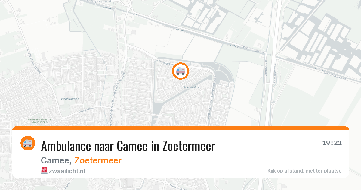 Ambulance naar Camee in Zoetermeer — 29 jan 2026