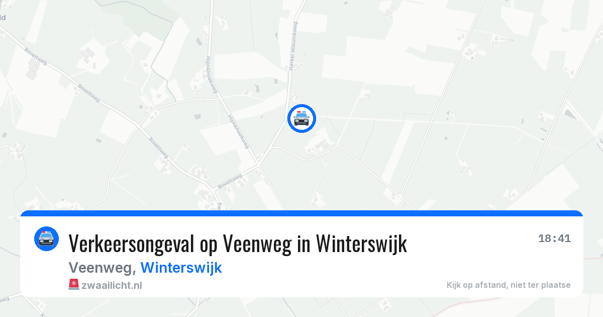 Verkeersongeval op Veenweg in Winterswijk — 27 jun 2026