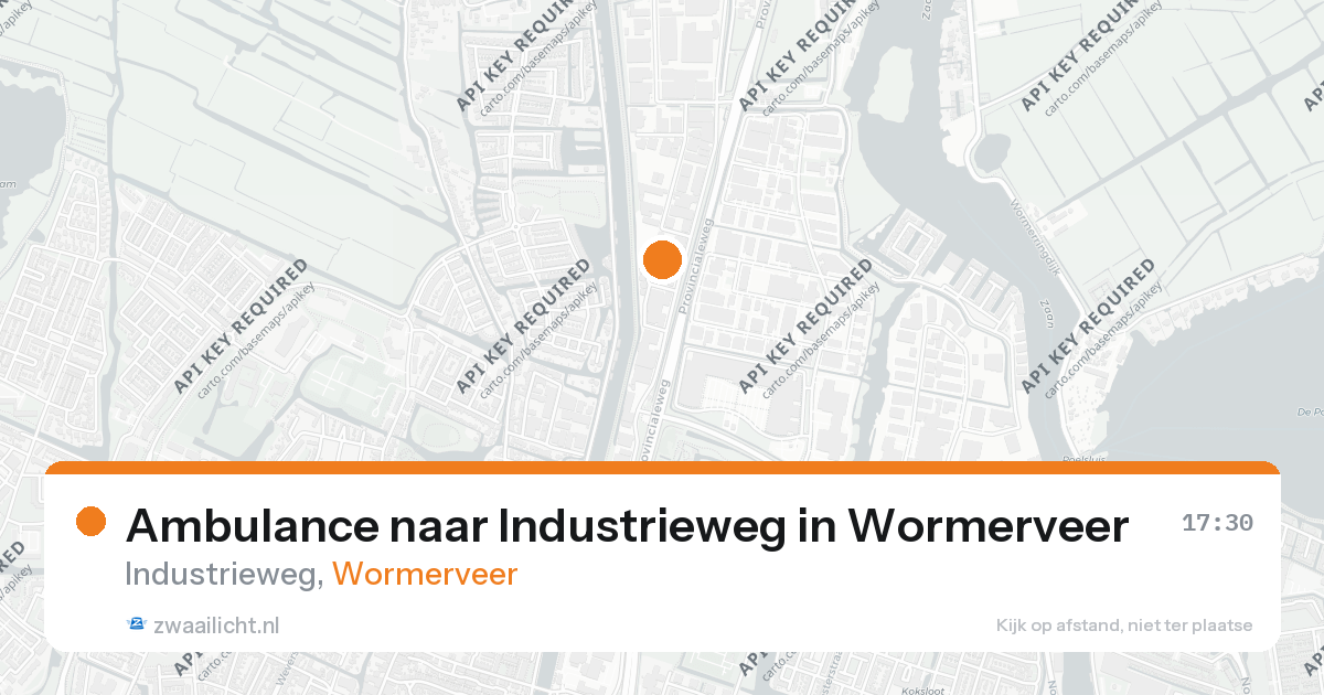 Ambulance naar Industrieweg in Wormerveer — 26 aug 2026