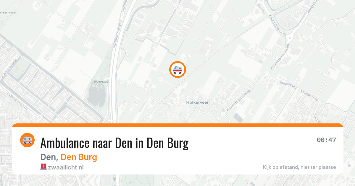 Ambulance naar Den in Den Burg — 2 apr 2026