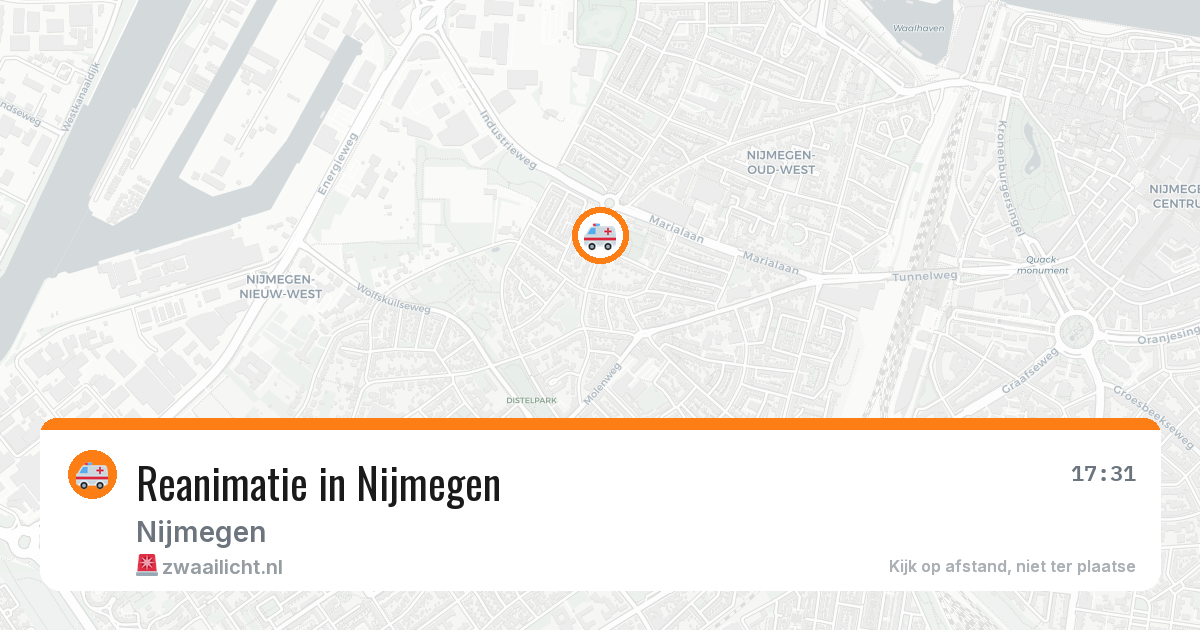 Reanimatie in Nijmegen — 21 mei 2026