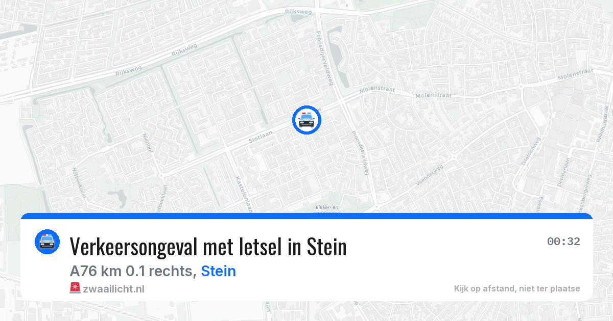 Verkeersongeval met letsel in Stein — 6 feb 2026