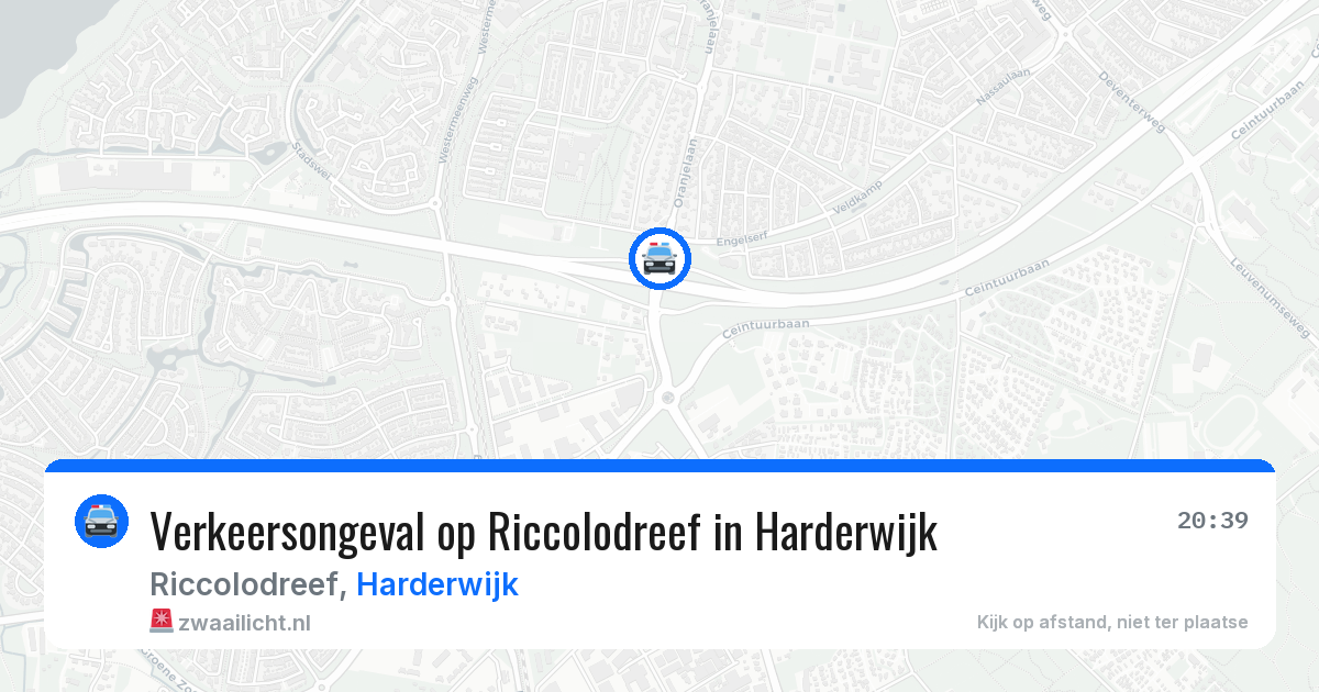 Verkeersongeval op Riccolodreef in Harderwijk — 16 jun 2026