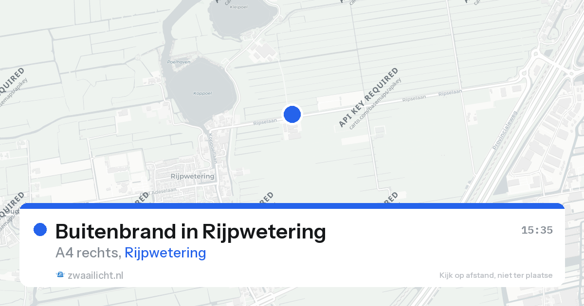 Buitenbrand in Rijpwetering — 13 aug 2026