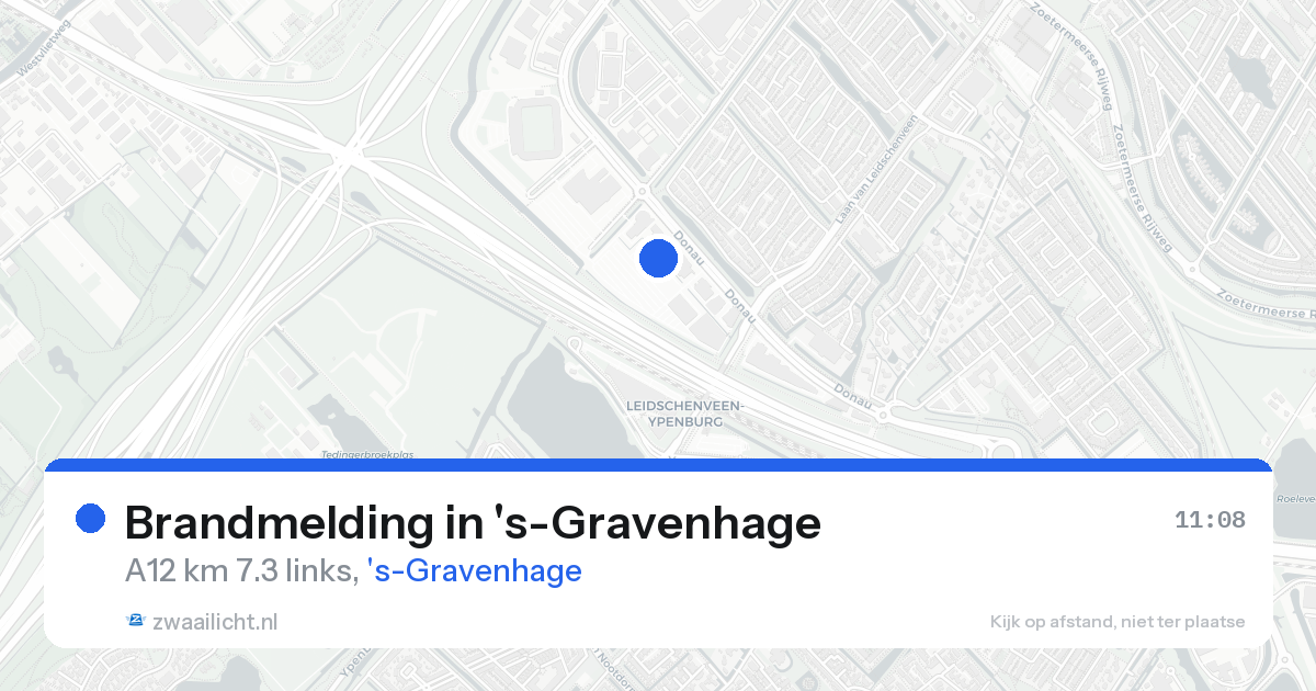 Brandmelding in 's-Gravenhage — 18 aug 2026