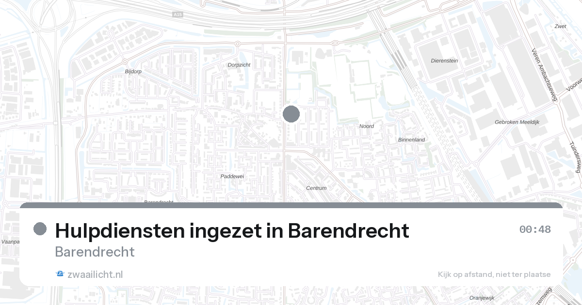 Hulpdiensten ingezet in Barendrecht — 6 feb 2026 | 🚨 Zwaailicht.nl