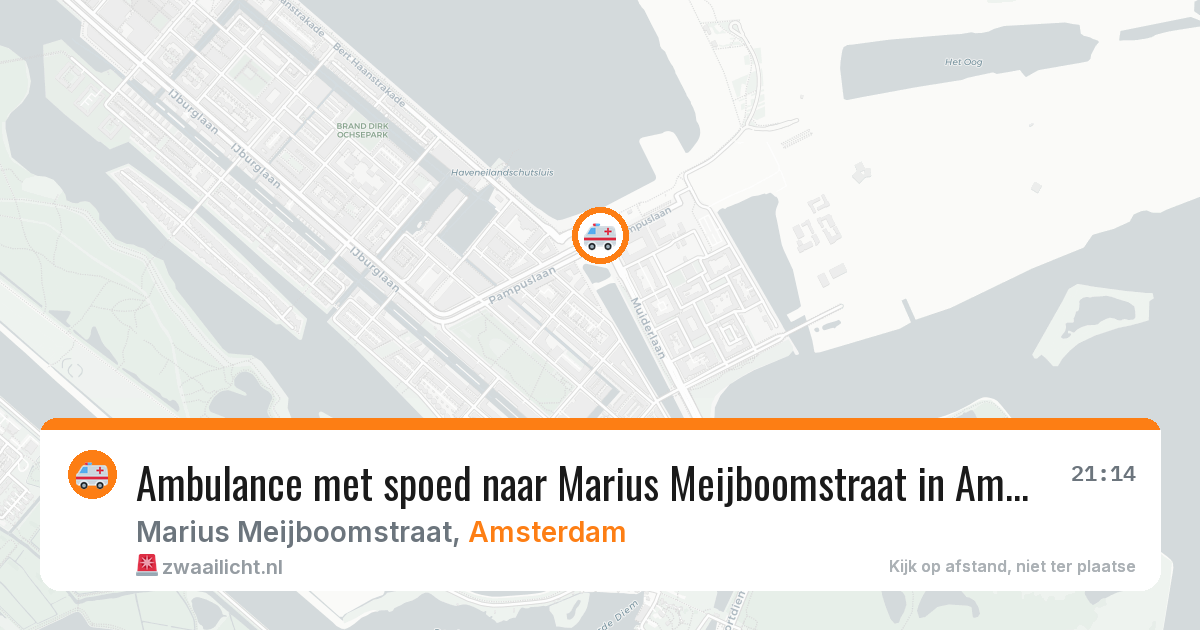 Ambulance met spoed naar Marius Meijboomstraat in Amsterdam — 12 feb 2026