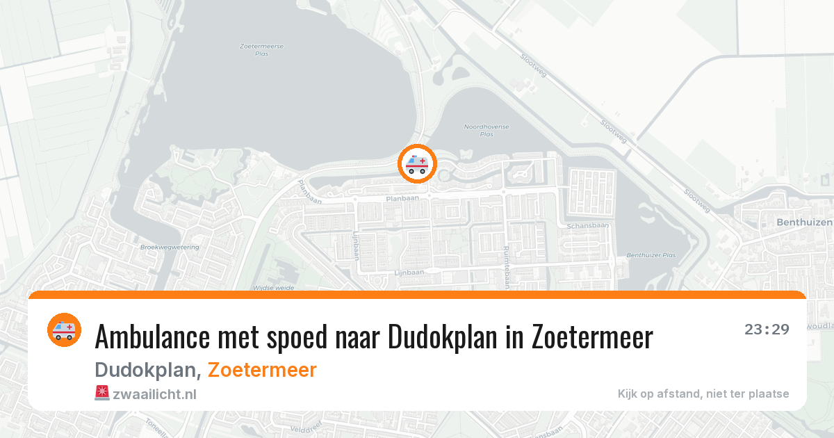 Ambulance met spoed naar Dudokplan in Zoetermeer — 8 aug 2026
