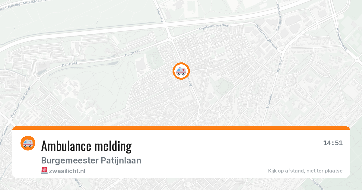 Ambulance melding — 8 jun 2026