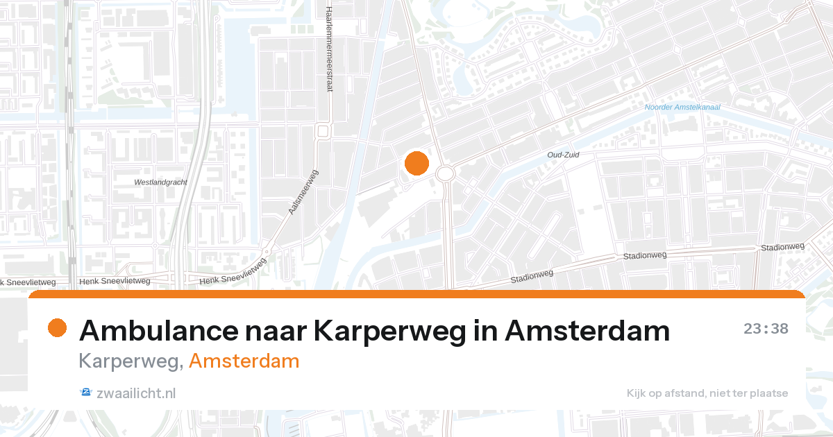 Ambulance naar Karperweg in Amsterdam — 31 jan 2026
