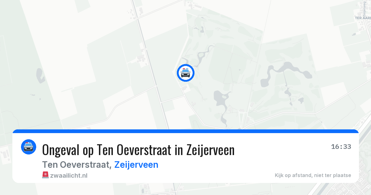Ongeval op Ten Oeverstraat in Zeijerveen — 17 jun 2026
