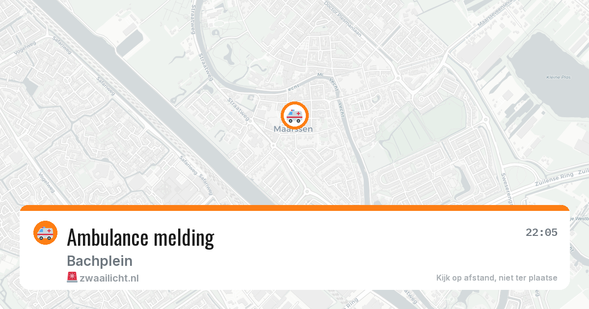 Ambulance melding — 27 apr 2026