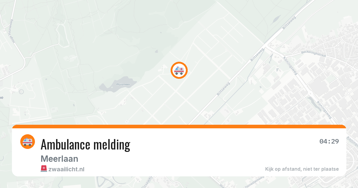 Ambulance melding — 30 jan 2026