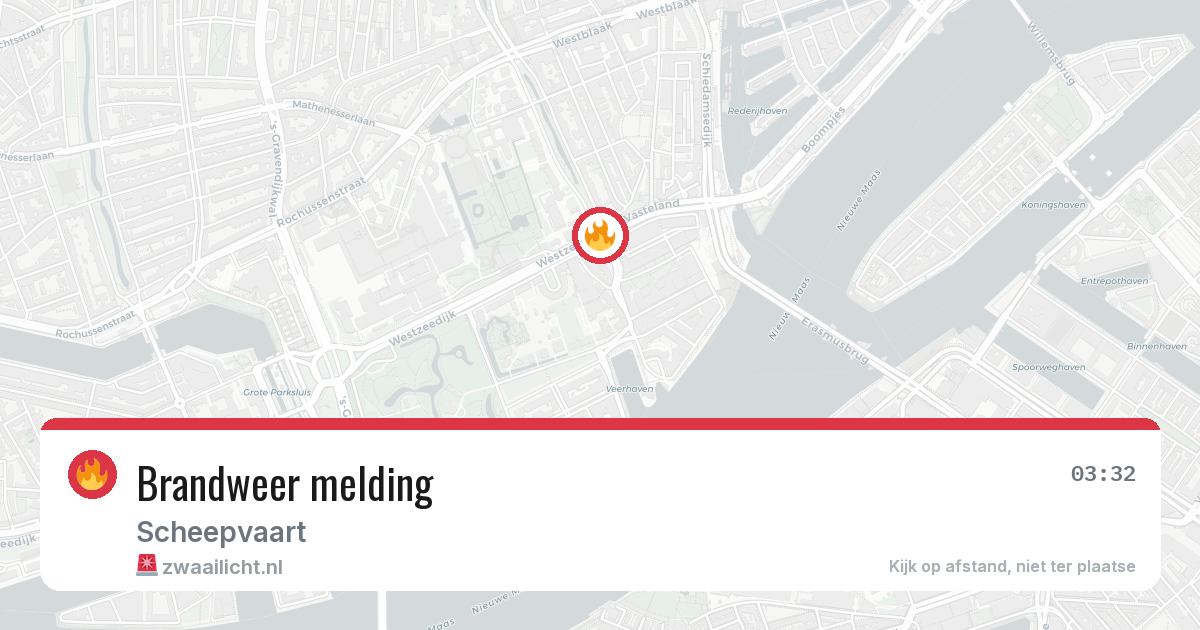 Brandweer melding — 6 mei 2026