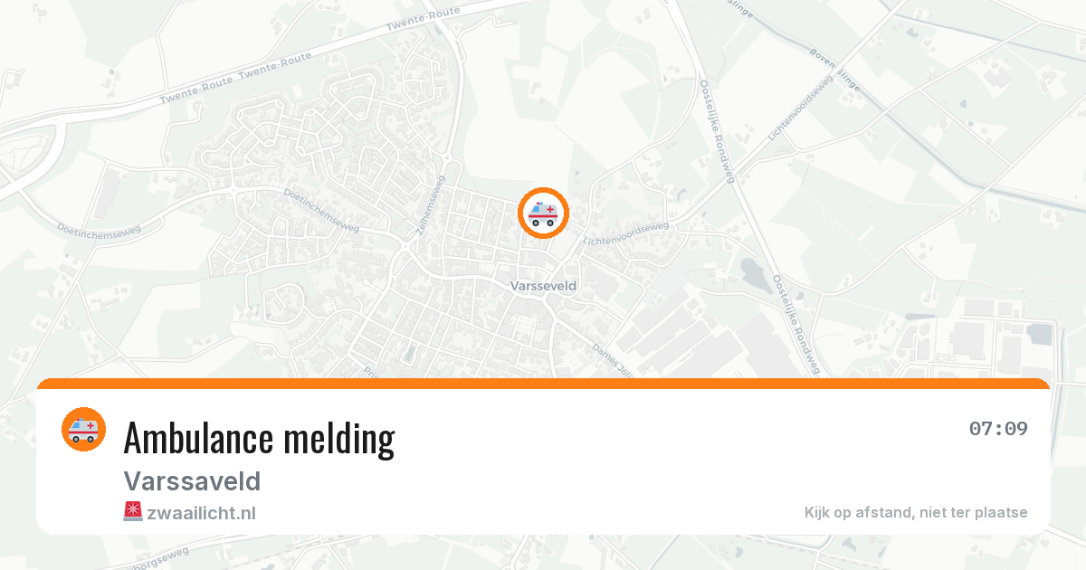 Ambulance melding — 25 jun 2026