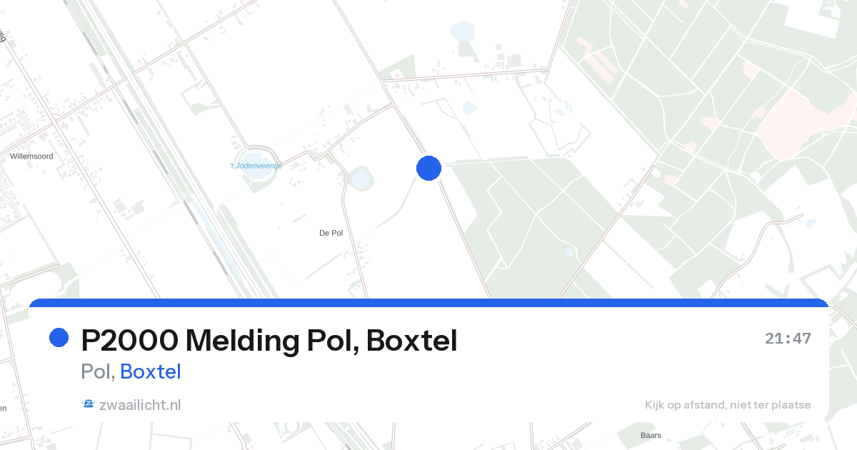 P2000 Melding Pol, Boxtel — 27 aug 2026