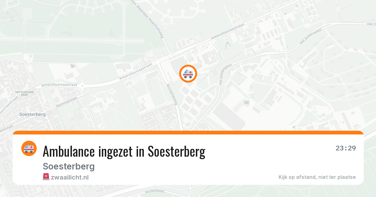 Ambulance ingezet in Soesterberg — 11 aug 2026
