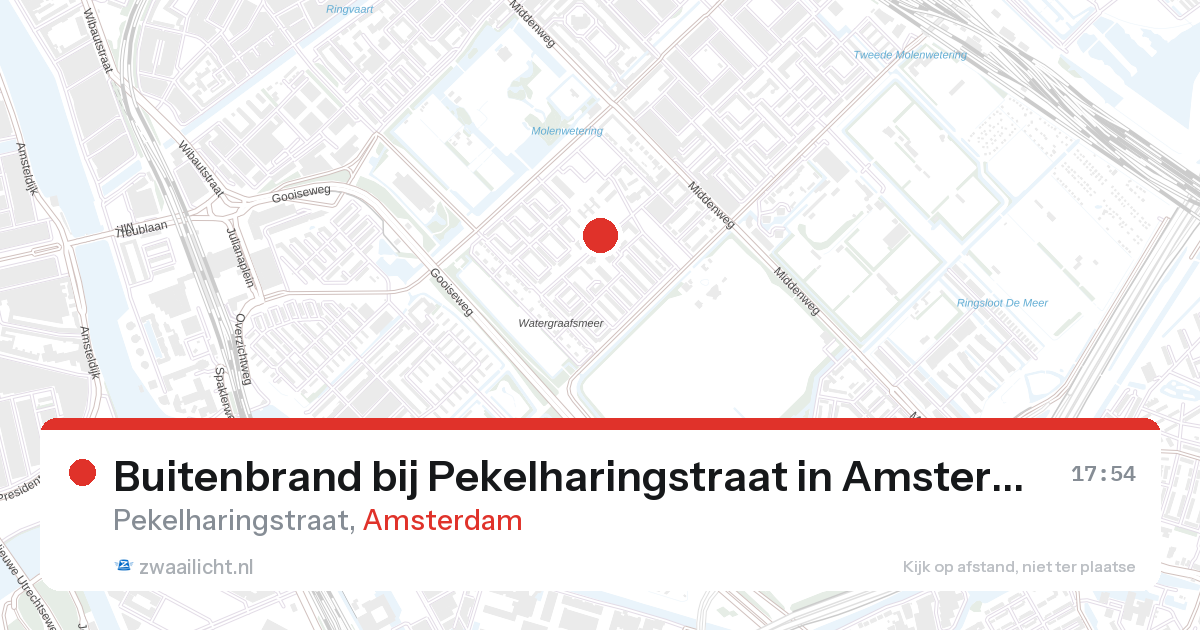Buitenbrand bij Pekelharingstraat in Amsterdam — 23 jun 2026