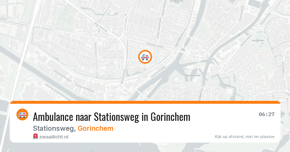 Ambulance naar Stationsweg in Gorinchem — 12 mei 2026