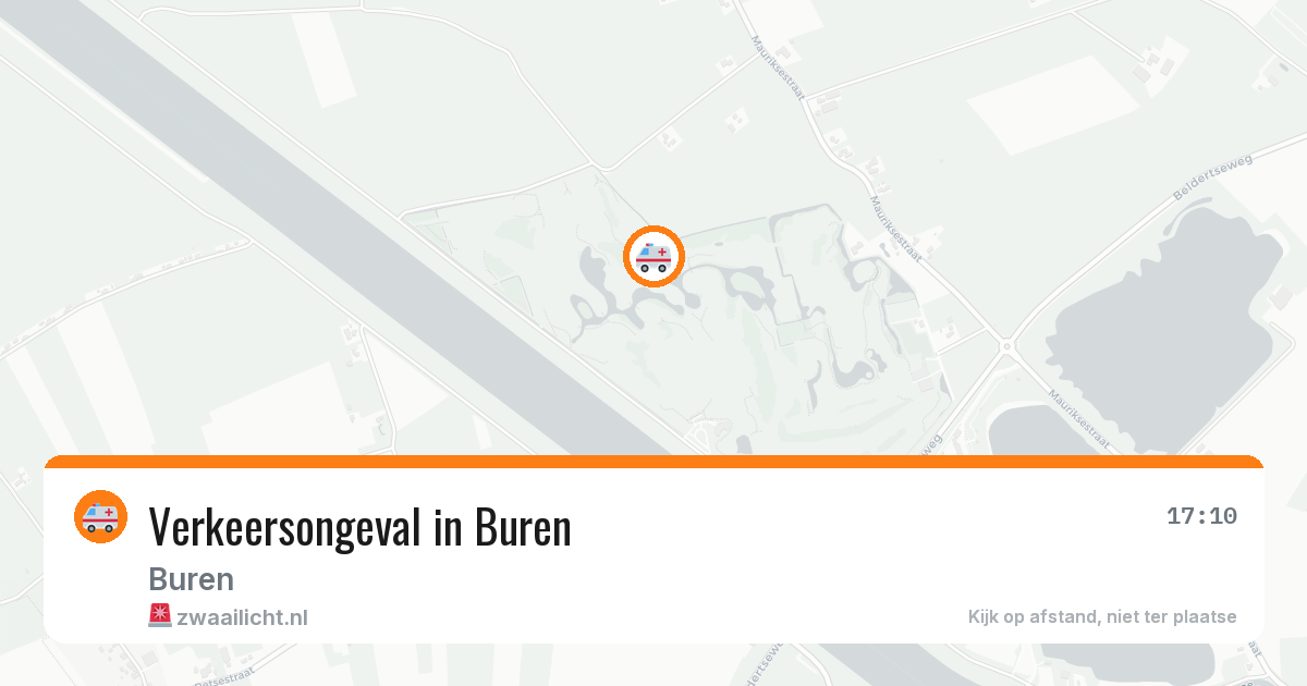 Verkeersongeval in Buren — 2 jul 2026