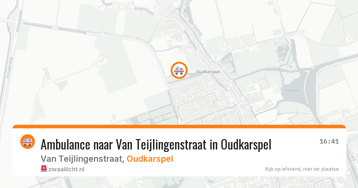 Ambulance naar Van Teijlingenstraat in Oudkarspel — 7 jun 2026