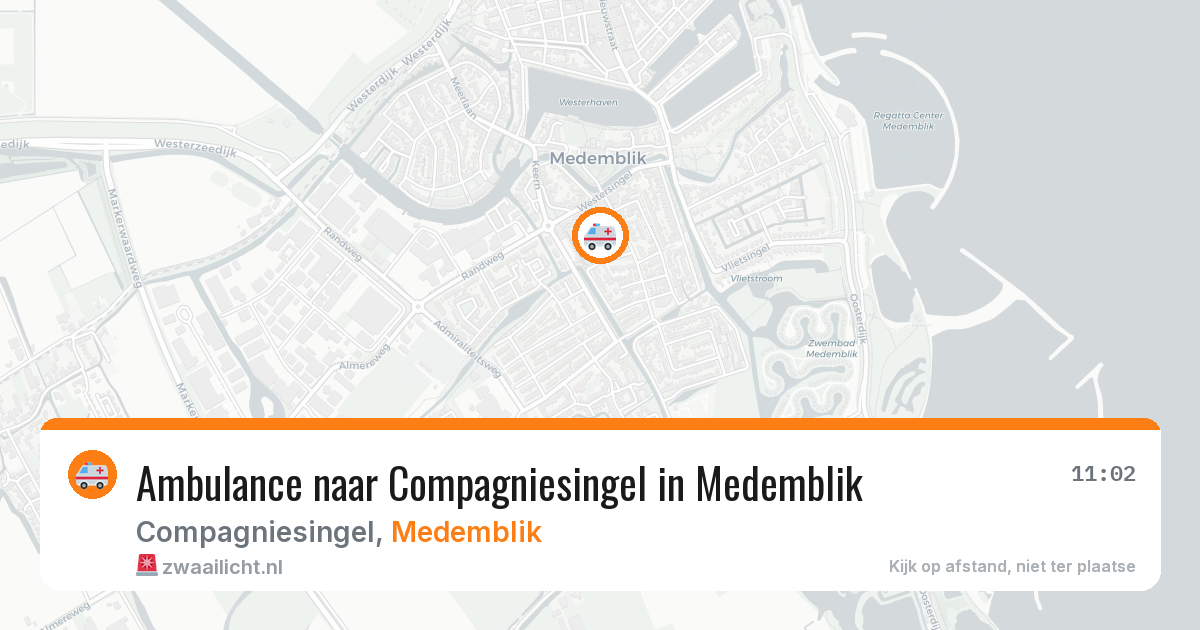Ambulance naar Compagniesingel in Medemblik — 22 jun 2026