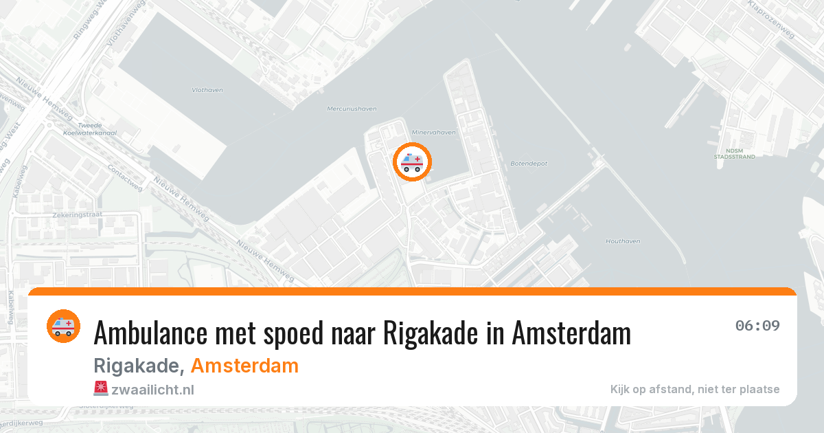 Ambulance met spoed naar Rigakade in Amsterdam — 2 aug 2026