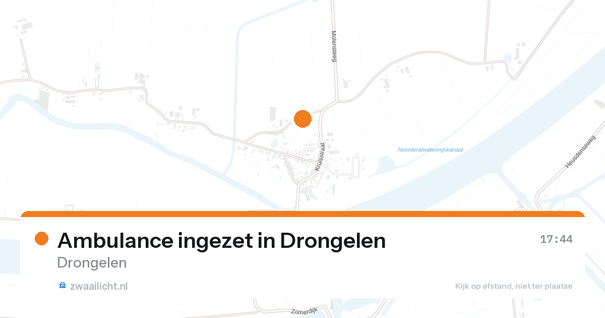 Ambulance ingezet in Drongelen — 6 aug 2026