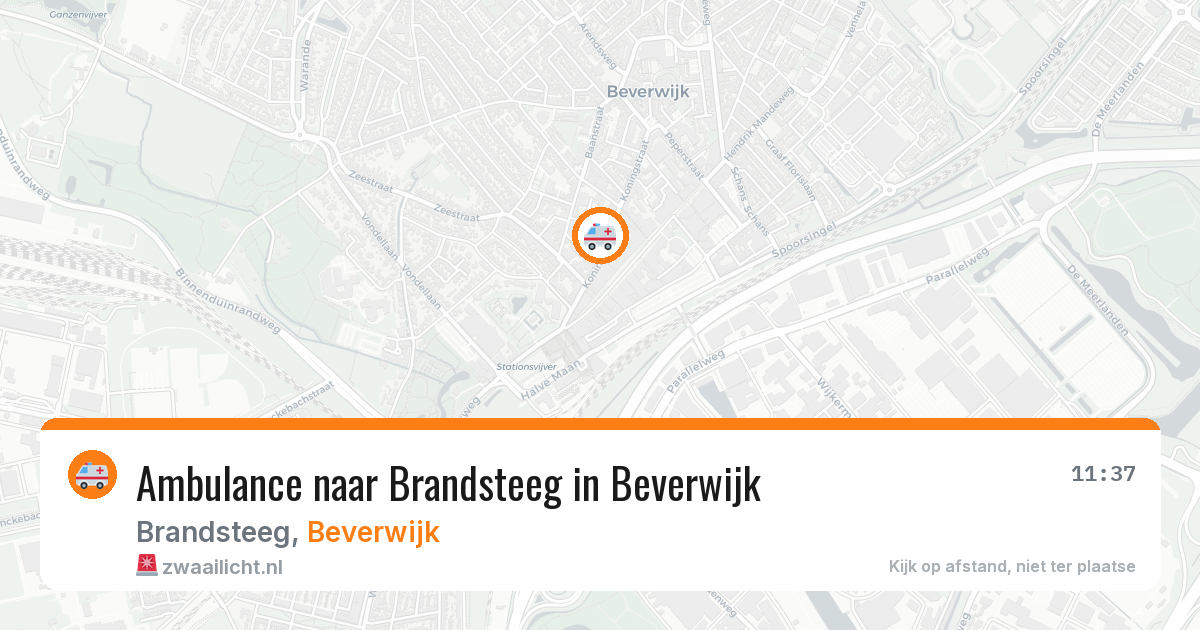 Ambulance naar Brandsteeg in Beverwijk — 1 jul 2026