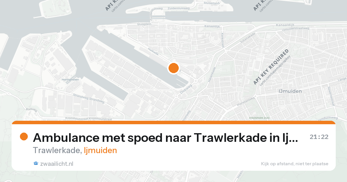 Ambulance met spoed naar Trawlerkade in Ijmuiden — 31 jan 2026