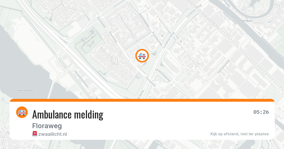 Ambulance melding — 28 apr 2026