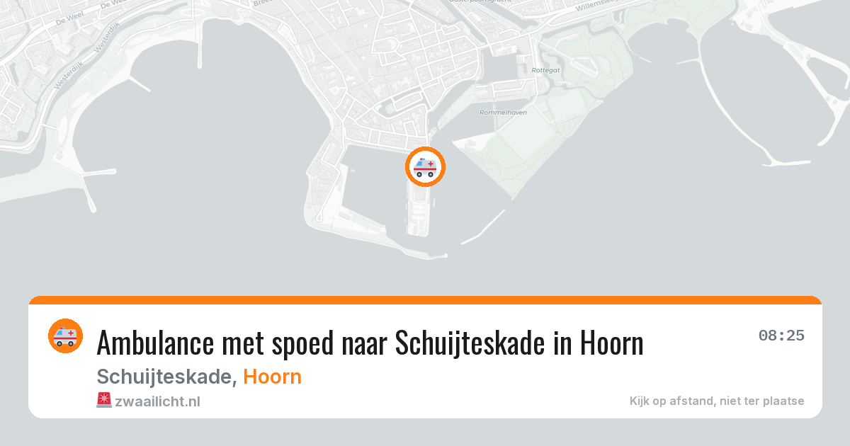 Ambulance met spoed naar Schuijteskade in Hoorn — 19 mei 2026