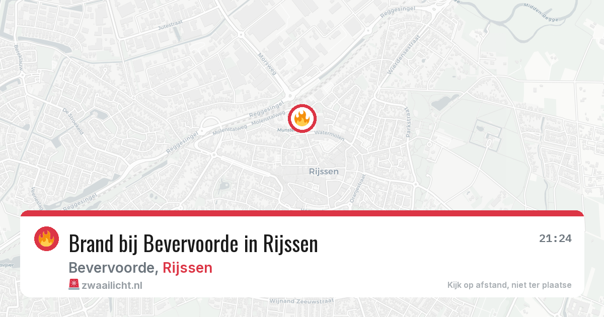 Brand bij Bevervoorde in Rijssen — 13 jun 2026