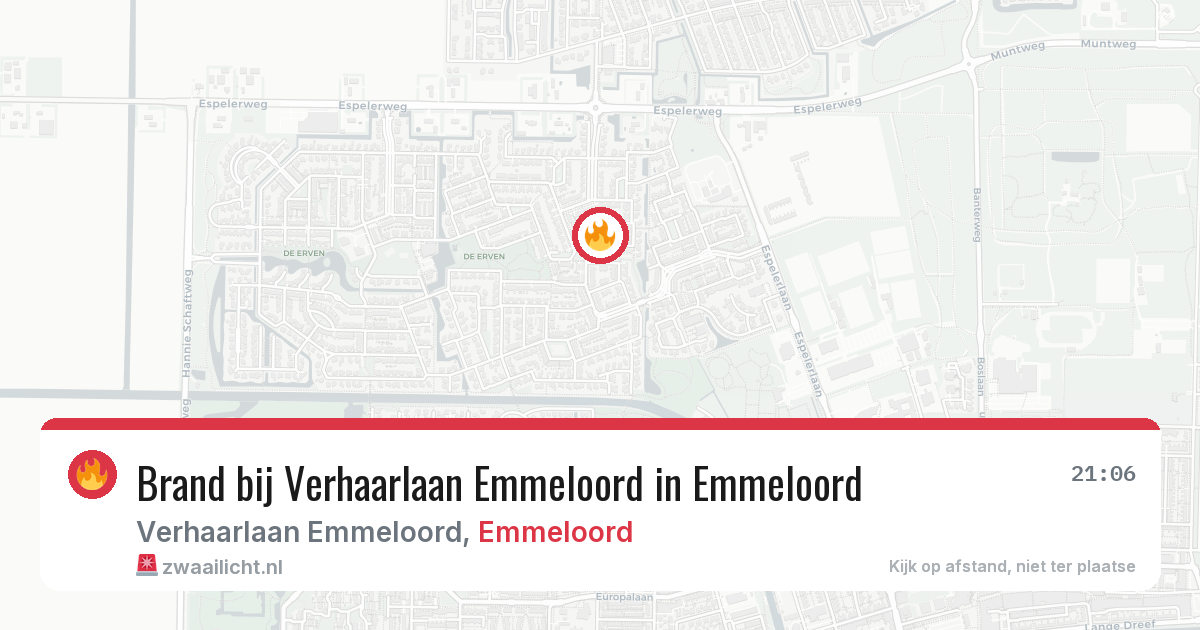 Brand bij Verhaarlaan Emmeloord in Emmeloord — 3 jul 2026