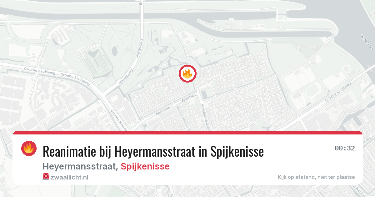 Reanimatie bij Heyermansstraat in Spijkenisse — 3 jul 2026