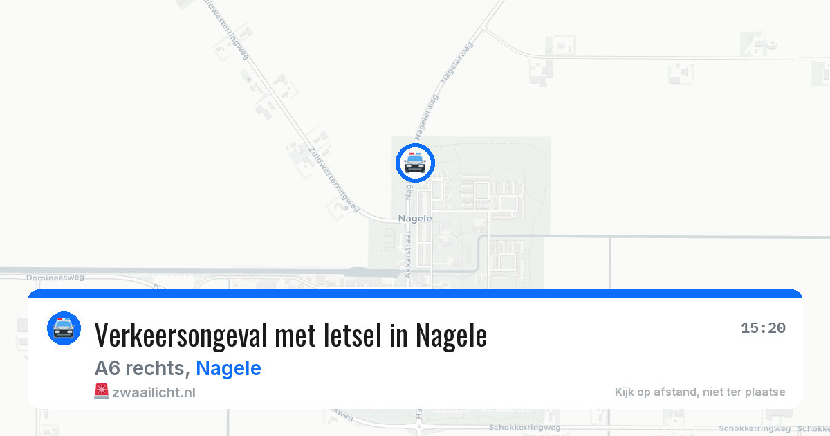 Verkeersongeval met letsel in Nagele — 9 jun 2026