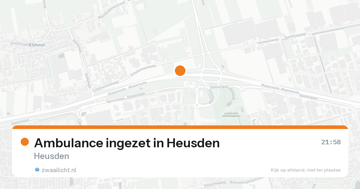 Ambulance ingezet in Heusden — 14 aug 2026