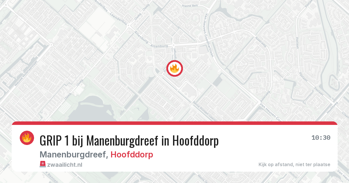 GRIP 1 bij Manenburgdreef in Hoofddorp — 25 feb 2026