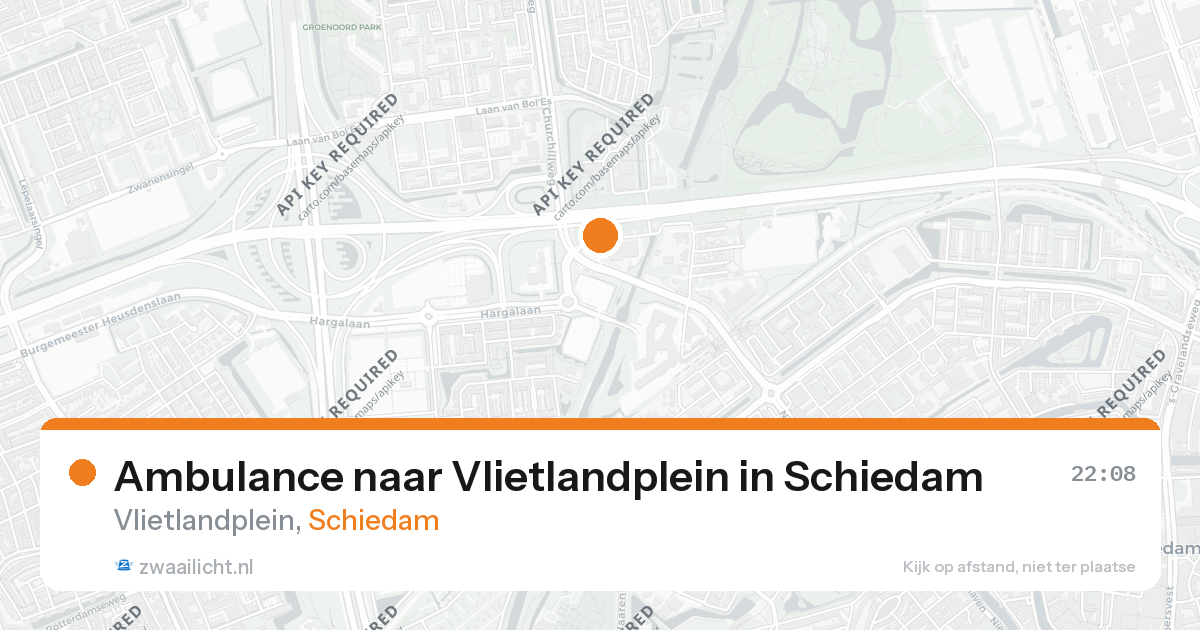 Ambulance naar Vlietlandplein in Schiedam — 31 jan 2026