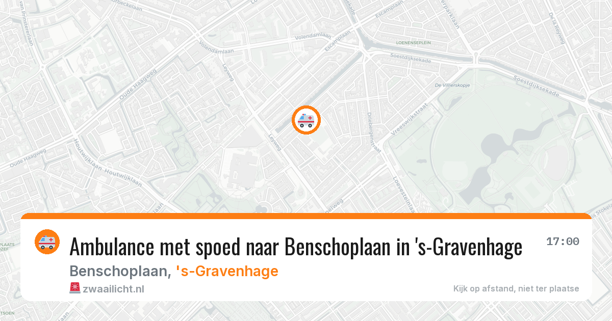 Ambulance met spoed naar Benschoplaan in 's-Gravenhage — 2 jul 2026