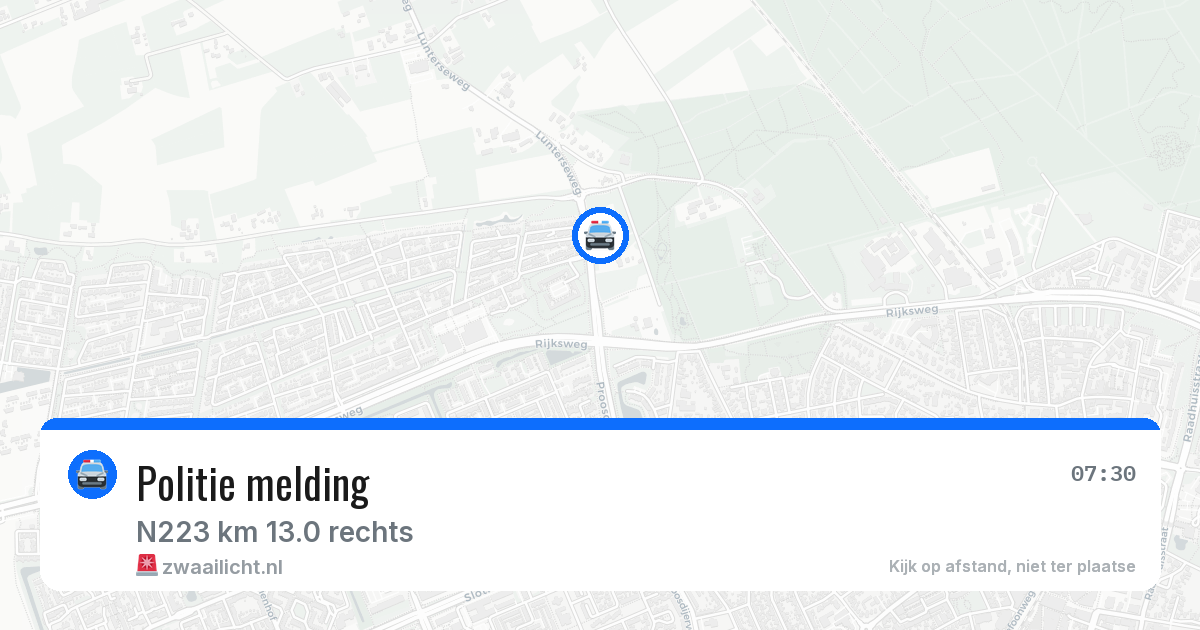 Politie melding — 8 jun 2026
