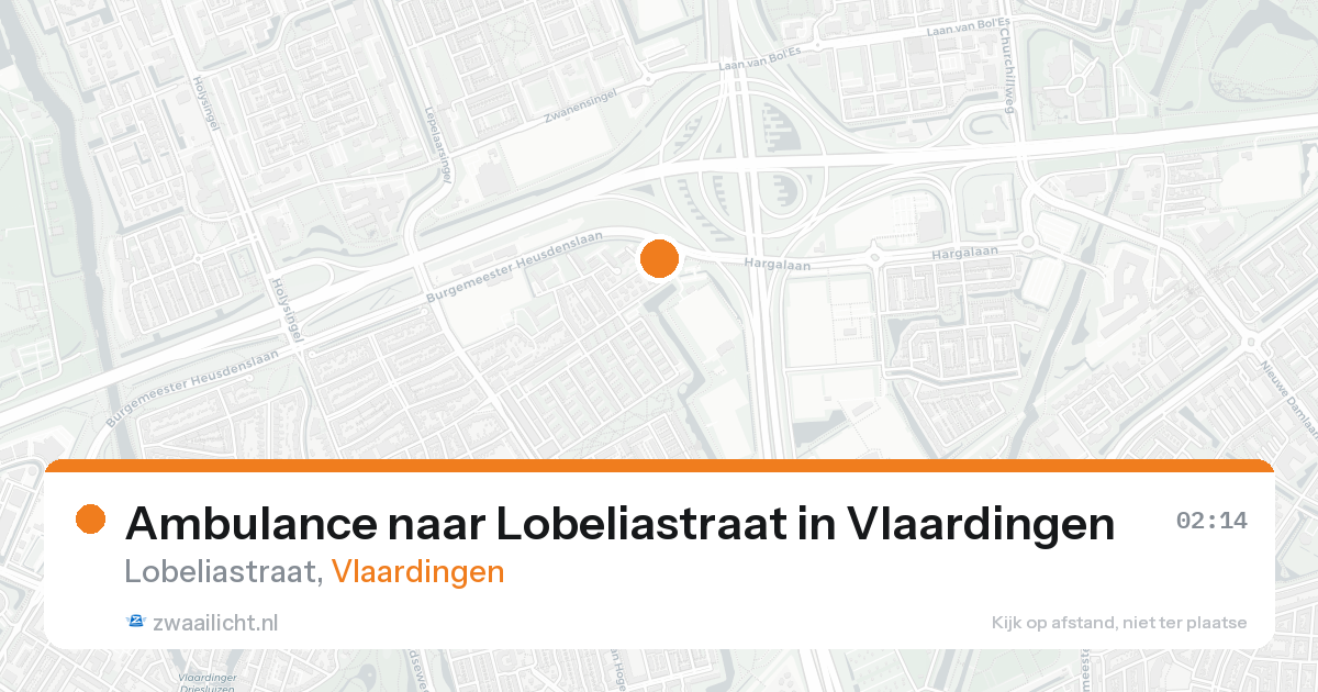 Ambulance naar Lobeliastraat in Vlaardingen — 19 aug 2026