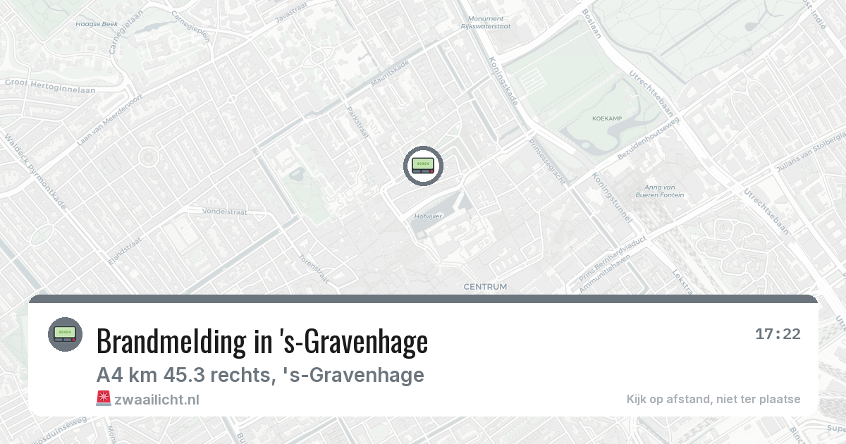 Brandmelding in 's-Gravenhage — 2 feb 2026