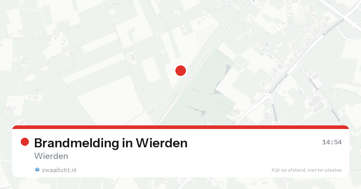 Brandmelding in Wierden — 21 aug 2026