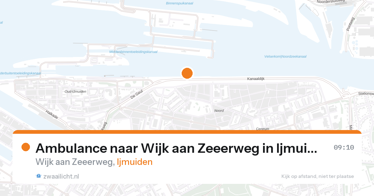 Ambulance naar Wijk aan Zeeerweg in Ijmuiden — 12 jun 2026
