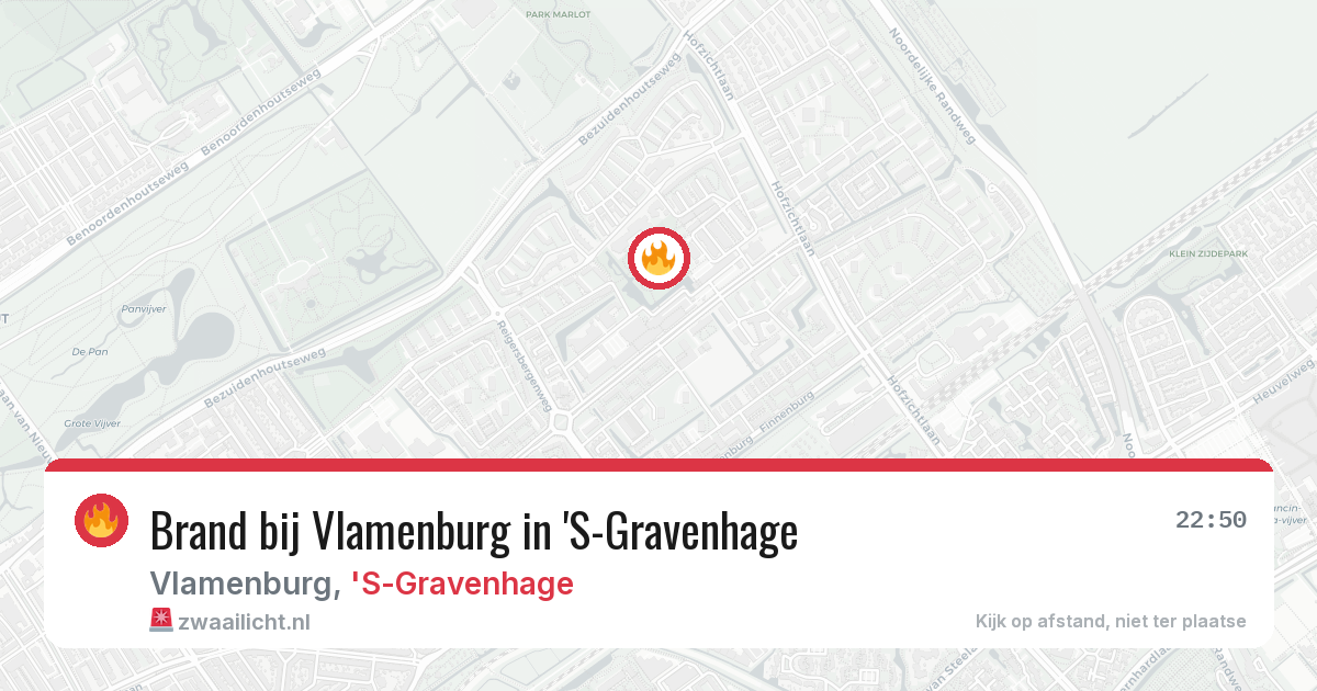 Brand bij Vlamenburg in 'S-Gravenhage — 30 mrt 2026