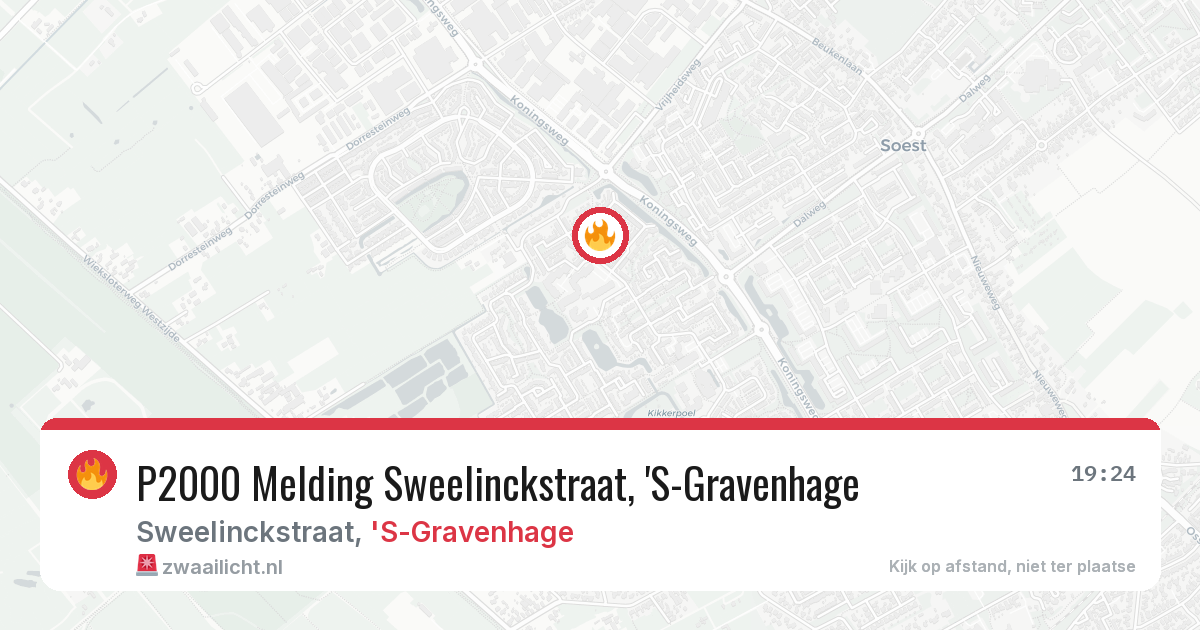 P2000 Melding Sweelinckstraat, 'S-Gravenhage — 8 feb 2026